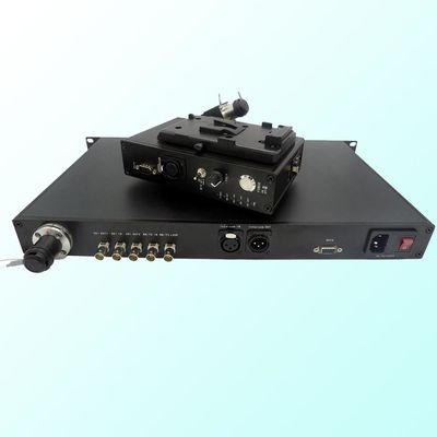 sistema de la cámara de la fibra 3G con audio delantero y de vuelta del SD de los datos 422/485/Intercom/del nivel de línea sobre el cable híbrido de la fibra de SMPTE