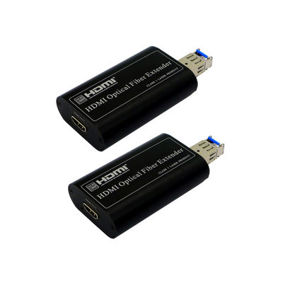 Sistema video de la cámara de la fibra del convertidor de Mini Media 4K con el módulo de SFP