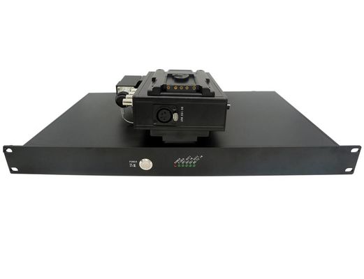 sistema de la cámara de la fibra 3G con audio delantero y de vuelta del SD de los datos 422/485/Intercom/del nivel de línea sobre el cable híbrido de la fibra de SMPTE