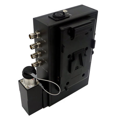 sistema de la cámara de la fibra 3G con audio delantero y de vuelta del SD de los datos 422/485/Intercom/del nivel de línea sobre el cable híbrido de la fibra de SMPTE