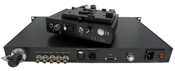 Cámara de la fibra óptica de la estación base del adaptador de la cámara para Live Studio Production With TVAD SDI/Ikegami OCP-100/Genlock/Interco
