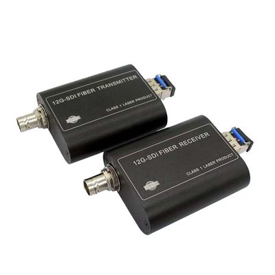 12G-SDI sobre la fibra óptica, 4K-SDI convertidor óptico, 1 del Ch señal ultra HD más de 10 kilómetros de fibra del SM, cumplen con SMPTE ST-2082,