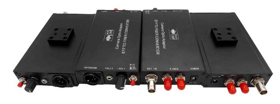 MINI 4 ch SDI al sistema de la fibra del EFP de la cámara con el intercomunicador, cuenta, vuelta SDI.