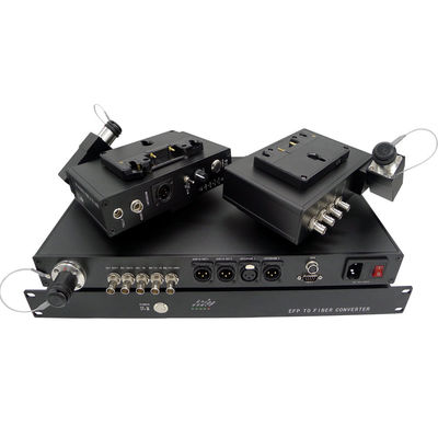 Intercomunicador audio/video Tally Fiber Camera System SDI de los datos al convertidor de la fibra
