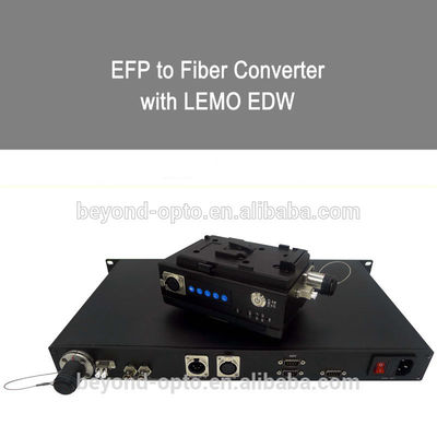 Intercomunicador audio/video Tally Fiber Camera System SDI de los datos al convertidor de la fibra