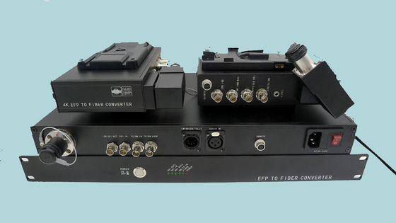 Intercomunicador audio/video Tally Fiber Camera System SDI de los datos al convertidor de la fibra