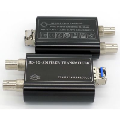 Suplemento óptico de la fibra óptica 3G-SDI del convertidor de SFP de la difusión 3G/HD-SDI de los datos de la fibra audio video espléndida de Ethernet