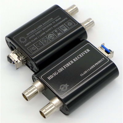 Suplemento óptico de la fibra óptica 3G-SDI del convertidor de SFP de la difusión 3G/HD-SDI de los datos de la fibra audio video espléndida de Ethernet