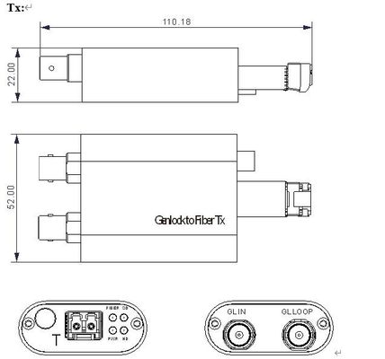 Genlock sobre la fibra TC/BB sobre fibra