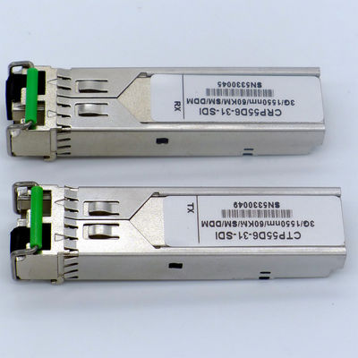 transmisor-receptor CWDM de SFP de la transmisión video de 12G 4K SDI