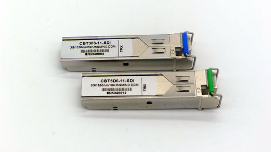 transmisor-receptor CWDM de SFP de la transmisión video de 12G 4K SDI