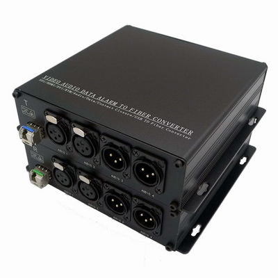2-CH 2 convertidor/transmisor-receptor/transmisor y receptor de difusión de Pin Xlr To Fiber Converter de la manera 3