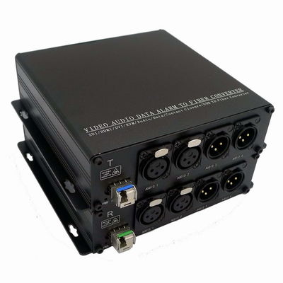2-CH 2 convertidor/transmisor-receptor/transmisor y receptor de difusión de Pin Xlr To Fiber Converter de la manera 3