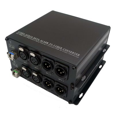 Medios audio de Digitaces sobre audio bidireccional del suplemento de la fibra sobre fibra