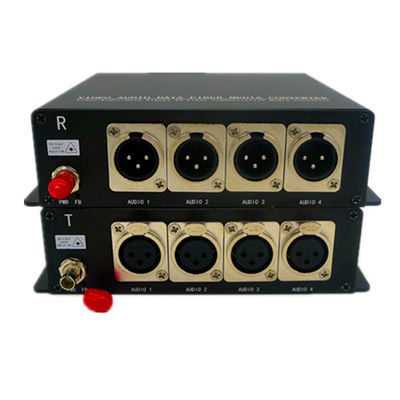 Audio bidireccional de XLR al convertidor de la fibra que difunde audio equilibrado de BIDI