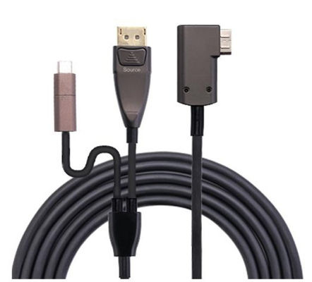 Suplemento de fibra óptica óptico activo de nylon del cable USB de AOC