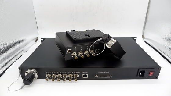 unidad de sistema de fibra óptica de la cámara de 4 canales para el INGLÉS, SNG y EFP y visualización INVERSA remota MCU-100 de Datevideo