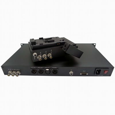 unidad de sistema de fibra óptica de la cámara de 4 canales para el INGLÉS, SNG y EFP y visualización INVERSA remota MCU-100 de Datevideo