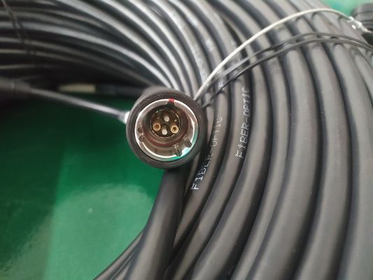 Cable híbrido fotoeléctrico del conector de la fibra del sistema de radiodifusión SMPTE