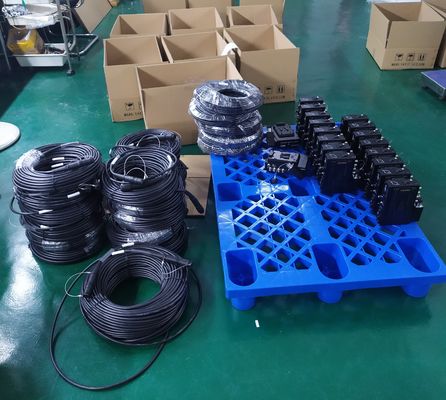Cable híbrido fotoeléctrico del conector de la fibra del sistema de radiodifusión SMPTE