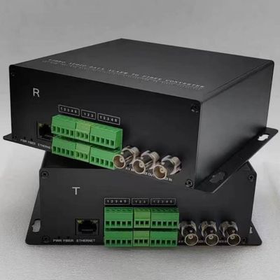 2CH 3G HD SDI con Ethernet sobre la transmisión de Ethernet de la fibra