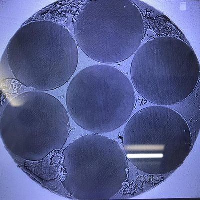El hexágono de fibra óptica de los productos 6 de la investigación científica de la base multi arregló