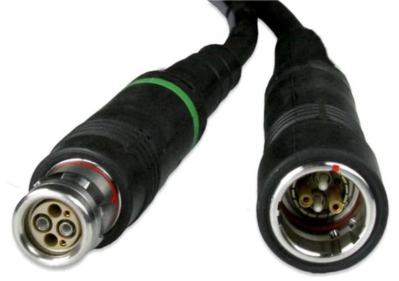 Conector de la fibra del solo modo SMPTE y enchufe fijo del panel de los recintos