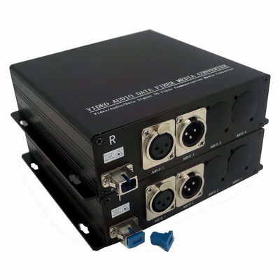 audio de 3pin XLR al suplemento MIC Level And Line Level del convertidor de la fibra